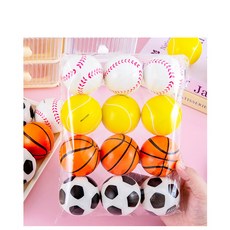 實心海綿球 彈力球 泡沫球 運動玩具 兒童玩具, 1個, 款式随机