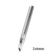 가죽용 타원형 펀치 수제 공예 3-8mm, 1개, 2x6mm