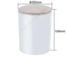 4Pcs 중금속 가구 발 받침대 높이 조절 패드 소파 의자 테이블 내마모성 미끄럼 방지 매트, 12 Round-White-10cm