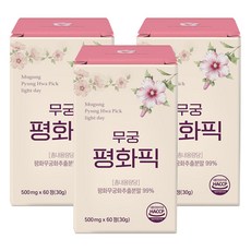 무궁 평화픽, 3개, 60정