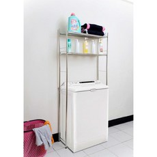 台灣製造 304不鏽鋼洗衣機架 最高抗鏽品級 洗衣機上方架 不銹鋼置物架收納架衣架, 不鏽鋼色