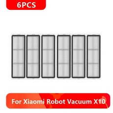 로봇 청소기 메인 사이드 브러시 헤파 필터 걸레 천 먼지 봉투 교체 부품, 5. 6pcs, 기본