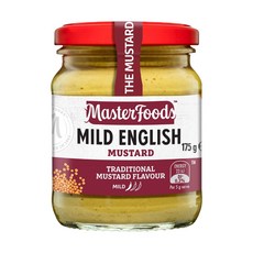 호주 마스터푸드 마일드 잉글리시 머스타드 소스 175g Masterfoods Mild English Mustard, 1개