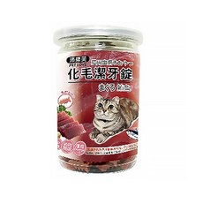 沛樂芙PET LOVE化毛潔牙錠 貓咪潔牙零食 幫助去除牙垢 添加化毛配方 呵護腸胃健康, 貓用-鮪魚, 120g, 1罐