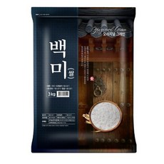 오리지널그레인 2025년산 햅쌀 백미, 상등급, 3kg, 1개