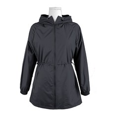 [이지바이] 여성 바람막이 롱 자켓_캔디팝 초경량 후드 집업 간절기 점퍼 아우터