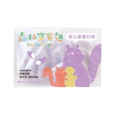 森林麵食 森林寶寶麵 無鹽嬰兒麵條 星星造型蔬果麵條 副食品 森森星球 紫心番薯-盒裝, 1個, 紫心番薯-盒裝 / 1025