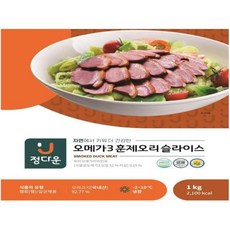 훈제오리 슬라이스 정다운 냉장, 1개, 1kg