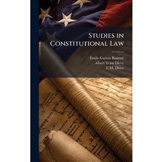 (영문도서)Studies in Constitutional Law Hardcover, Hutson Street Press, English, 9781023818643