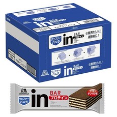 MORINAGA 森永 In Bar蛋白威化餅 香草口味 12包入, 1盒, 444g