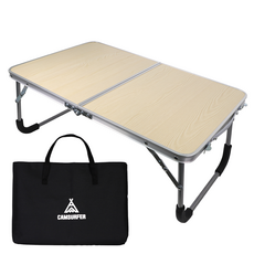 캠서퍼 슬림 폴딩 캠핑테이블, 내추럴