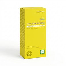 뉴트리코어 WCS 100% 유기농 NFC 레몬즙 280ml 1개