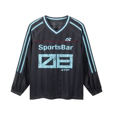 【速乾透氣】男士球衣 運動T恤 長袖T恤 美式潮牌 印花T恤 速乾衣 運動上衣 數字編號印花 V領設計 春秋季運動健身