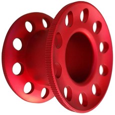 다이버 스노클링 작살낚시 수중 작업용 10홀 다이빙 릴 합금, 빨간색