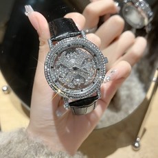 2025 新款女生手錶 時來運轉手錶 女士輕奢小眾設計手錶 石英錶 鑲鉆滿天星 名媛氣質女錶 高品質手錶女【時禮】