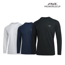 프로월드컵 고신축 원단 활동성 높여 멀티 아이템 남성 베이직 라운드티셔츠 Q123-3501-03