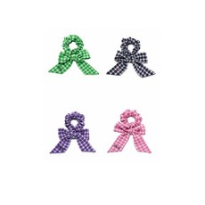 EMIS RIBBON CHECK SCRUNCHY 378285