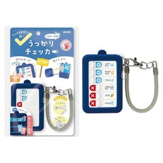 SONIC うっかりチェッカー 附帶交通卡套, 深藍, 1個