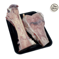 Premium Halal Australian Beef Marrow Bones Canoe Cut 프리미엄 할랄 호주 소뼈 카누컷 본마로우 Exceeds 2 kg, 2개, 2kg