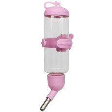 GKYZBB 햄스터/고슴도치/글라이더/토끼/마우스/기타 작은 애완 동물 및 동물용 125ml 기니피그 물병/피더 케이지 박스 또는 벽걸이형에 적합 핑크 147729