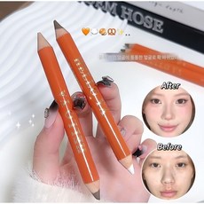 [당일 출고] 1/1+1 듀얼 컨투어 스틱 쉐딩 스틱 얼굴 윤곽 쉐딩 컨투어링 코쉐딩 스틱 컨투어 듀오 멀티스틱 사은품 랜덤 증정, 1개, 라이트 베이지