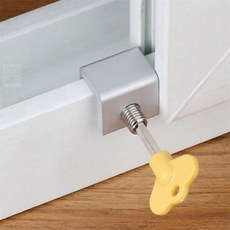 샷시 방범 고정 잠금장치 렌치 세트 태풍 베란다문 잠금쇠, 2구(DD 11792)_단일상품