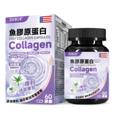 DHOP 魚膠原蛋白 加強版專利冰晶番茄, 1個, 60顆