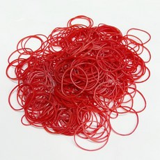HY 紅色橡皮筋 1.1mm 細款 30公斤麻袋包裝, 1個