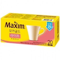 맥심 모카골드 라이트 커피믹스 20T/당일발송/무료배송, 1박스