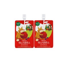 아침에주스 미니 사과주스, 100ml, 2개