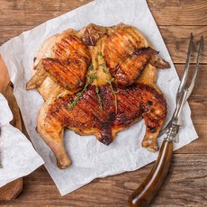 치킨쿡 바로구이 옛날 통마리 통닭 (600g) 집에서 냉동 치킨 술안주 에어프라이어 요리, 1개, 600g