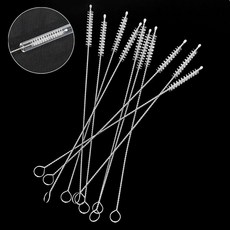 스텐인리스 빨대 젖병 세척솔 젖병솔 10P, 1세트