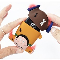 펀스마켓 개구쟁이 쿵돌이 캐릭터 차 스마트 키케이스 자동차 키커버 키홀더, 기아, A, 기본형