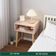 선반 바퀴고정 가습기 무빙 트롤리, 조립형, 우드 패턴 서랍 없음 40x30x55cm