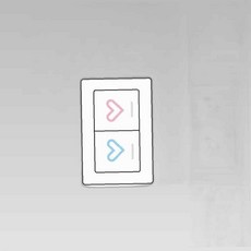 야광 데코 스위치 콘센트 그래픽 행복 스티커, 본상품