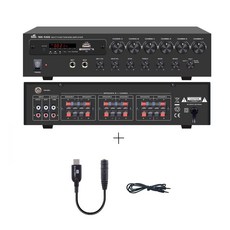 * 사은품 E4U-001+SCO-01SC 포함 * MA-560 미니앰프 6채널 320W 지앤에스 [정품] GNS, 검정