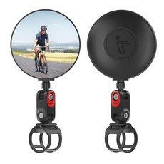 자전거 백미러 핏 라운드 핸들바 전기 자전거 스트리트 바이크 조절 가능한 광각 비전 미러 오리지널 액세서리 2팩, 자전거 백미러 핏 라운드 핸들바 전기 자전거, 스트리트