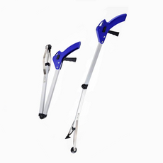 스텐 로보트 집게 가제트 로봇 손 신발 정리 쓰레기 화장실 분리수거 재활용 팔 플로깅, 1개, 블루(1371)