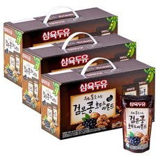 삼육두유 검은콩 호두 앤 아몬드 파우치, 190ml, 45개