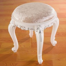 엔틱 원형 스툴 화장대 의자 뷰티 수납 가정용 앤틱 낮은 의자