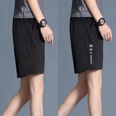 남성 남자 5부 반바지 쿨링 밴딩 여름 숏팬츠 경량 운동복