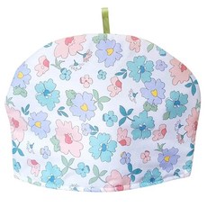 빈티지 티 코지 네이처 코튼 포트 워머 티포트 방진 단열 커버 주방 가정용 테이블 호텔 파티 레스토랑(레드 플라워)