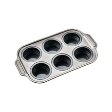 可摺疊硅膠蛋糕模具 按壓式6孔12孔蛋糕模易家用脫模烘焙工具, 1個