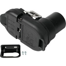 후면 범퍼 트레일러 견인용 히치 배선 커넥터 어댑터 플러그 7핀 4핀 브래킷 포함 포드 램 쉐보레용, 후면 범퍼 트레일러 견인용 히치 배선 커넥터 어댑터 플