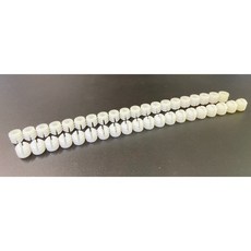 APLUSTOOLS 塑膠螺母, 1個, 白色,2000顆
