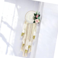 두꺼비집가리개 게더릭 골드 마크라메 드림캐처, 본상품