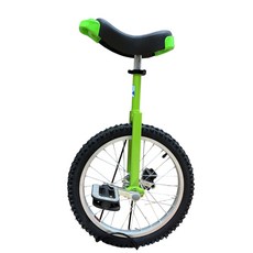 틴다샵 외발자전거 성인용 16인치 밸런스 묘기 18인치, 1개, 1cm, 18인치 그린