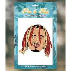 YAV - Pro N Hop 授權饒舌歌手 LIL PUMP 香氛片 吊卡吊飾 嘻哈饒舌, 1個