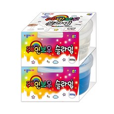 종이나라 레인보우 슬라임, 파랑, 300g, 1개