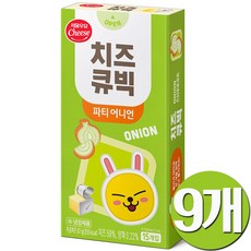 e치즈몰 서울우유 치즈큐빅파티 어니언, 9개, 87g